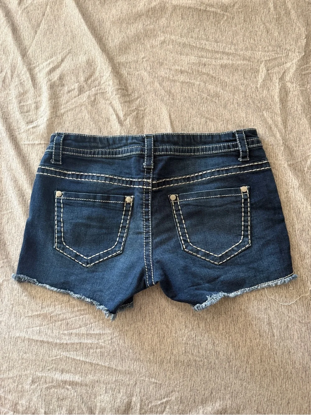 love, Fire denim shorts